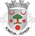 Coat of arms of Sobreda parish, Portugal