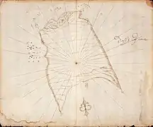 Nautical chart s. XVII