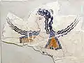 Fresco fragment of a dancing woman (Knossos, 1600-1450 BC)