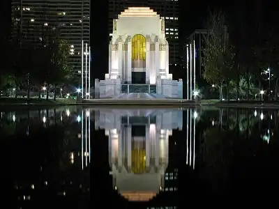 ANZAC War Memorial at night (2007)