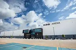 Front entrance to the Trustpower Arena in Tauranga