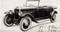 The illustration of the convertible version of AS S1 or AS S2 from the late 1920s.