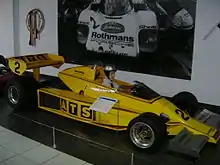 Hans-Joachim Stuck's ATS D2 from 1979 season in display