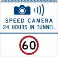 (G6-331-1) Speed Camera in Tunnel (24 Hours) (Speed Limit) (Used in New South Wales)