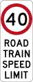 Australia – Road Train speed limit