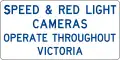 (P2-V100) Speed & Red Light Cameras Operate Throughout Victoria (Used in Victoria)