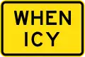 (W8-V118) When Icy (Used in Victoria)