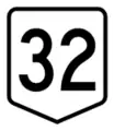 National Route marker, used in Sydney for the Western Freeway and the Princes Motorway (then F6 Freeway). Still in use in Western Australia.