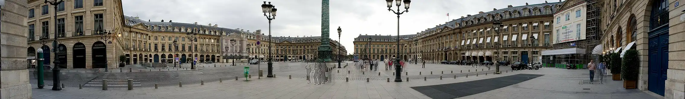 Panoramic view of Place Vendôme