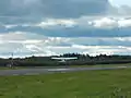 A Cessna 152 taking off at Mikkeli Airport
