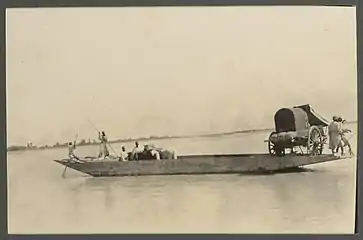 Ferry on the Yarkand River (1915)