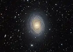 The spiral galaxy NGC 1398, which lies roughly 65 million light-years from Earth in the constellation Fornax.