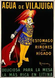 Aigua de Vilajuïga (Spanish mineral water ad, 1910)
