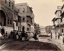 Image 35An 1897 image of Karachi's Rampart Row street in Mithadar (from Karachi)