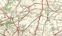 The area round Filton near Bristol in England as about 1935