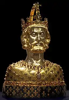 Bust of Charlemagne (1349)