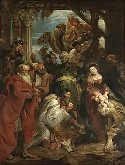 Adoration of the Magi by Peter Paul Rubens. c. 1626