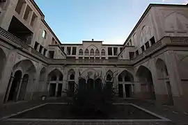 The central courtyard of the Abbāsi House.