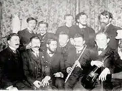 Abbaye de Créteil, group photograph