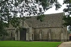 Abbey Tithe Barn, including attached wall to east