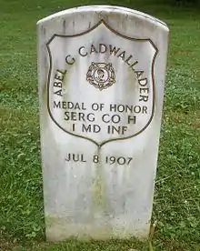 Abel Cadwallader, Union soldier and Medal of Honor recipient