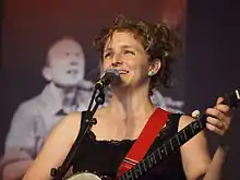 Washburn at the Smithsonian Folk Festival, 2014