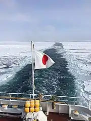 Aboard the Aurora icebreaker in the Sea of Okhotsk