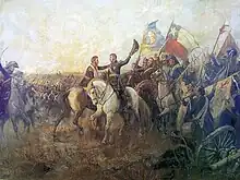 Portrait of the battle of Maipu