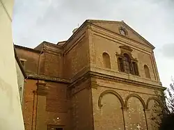 Apse of the Assunta Baroque parish church.