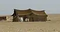 A Bedouin tent at Abu Kamal