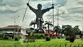 Statue of Portuguesa in December 5 Square (Plaza del 5 de Diciembre)
