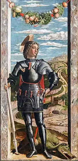 Andrea MantegnaSt. George, 66 × 32 cm
