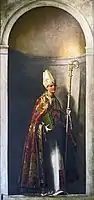 Saint Louis of Toulouse, from the inside of the organ-shutters of San Bartolomeo, Venice.