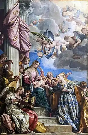 Paolo VeroneseMystical Marriage of St Catherine, 337 × 241 cm