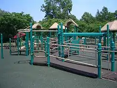 Wheelchair-accessible public playground in the US in 2007