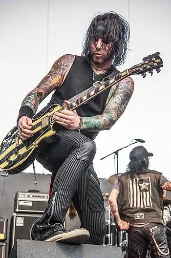 Ace Von Johnson at M3 Rock Festival in Columbia, MD. May 14, 2017.jpg