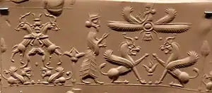 Achaemenid cylinder seal.