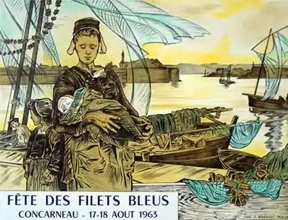 Poster for "la Fête des Filets bleus".
