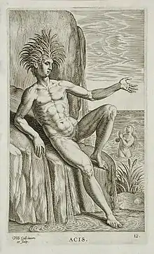 Acis, by Philip Galle (1586)