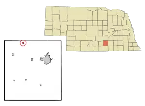 Location of Prosser, Nebraska