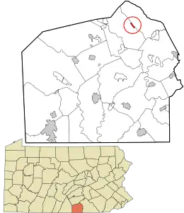 Location in Adams County and the U.S. state of Pennsylvania.