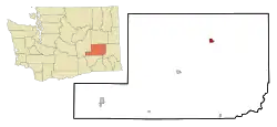 Location of Ritzville, Washington