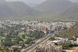 Adarshnagar from Kailasagiri