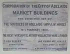 Adelaide Central Market Buildings Foundation Stone