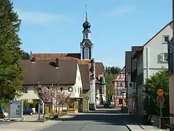 Main street in Adelsheim