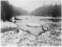 Lake Tear of the Clouds (tarn) in the Adirondack Mountains, New York, photo c. 19th century