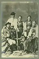 Csángó group from Săcele