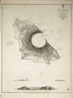 Chart of St Paul Island from the Herald survey of 1853