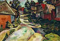 Village Street, 1913;  (Taganrog Museum of Art)
