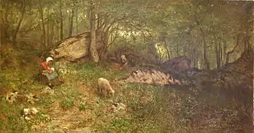 Le Haut du bois des roches (Rossillon), 1870